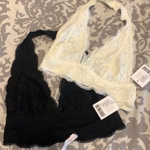 Urban Outfitters Lace Halter Bralettes